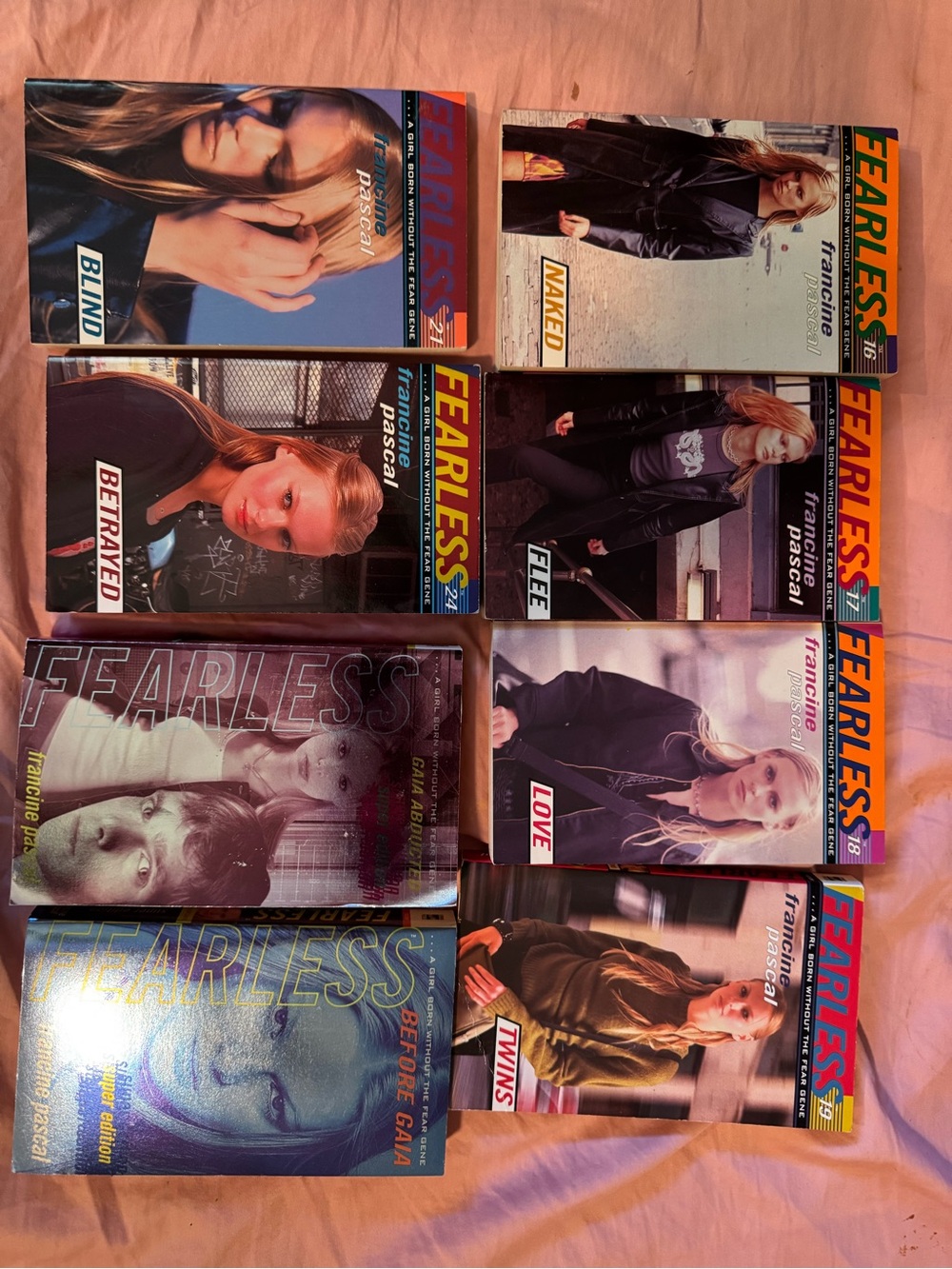 Lot of 8 Fearless series books by Francine pascal
